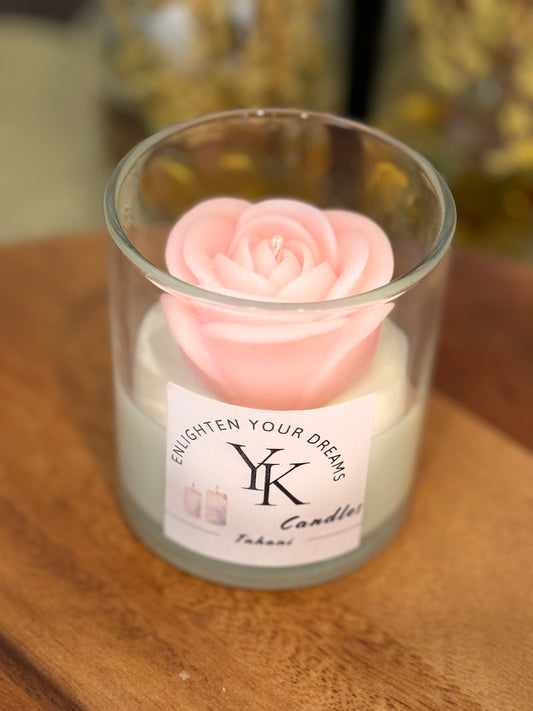 Blooming Rose Candle