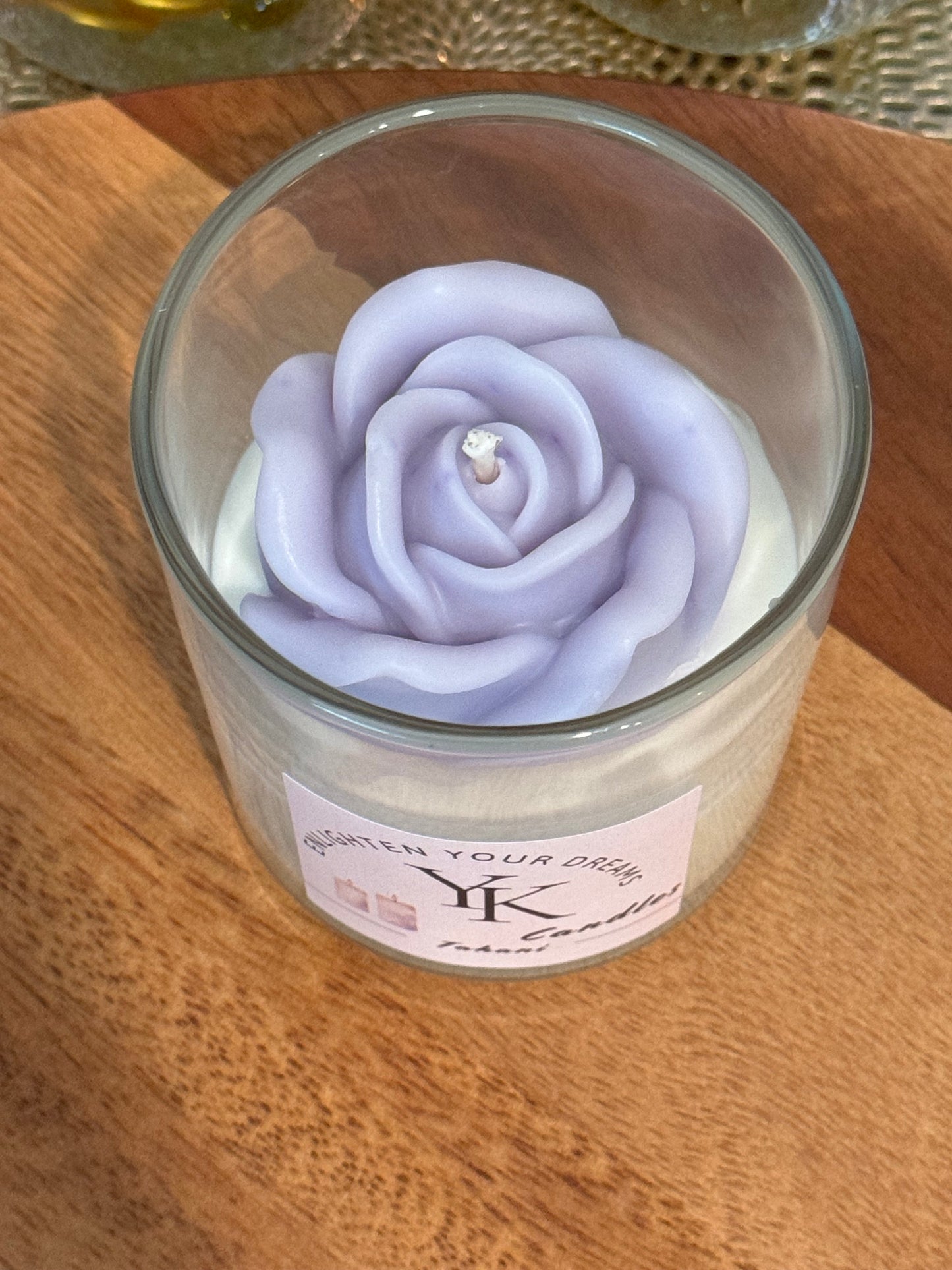 Lavender Rose Candles