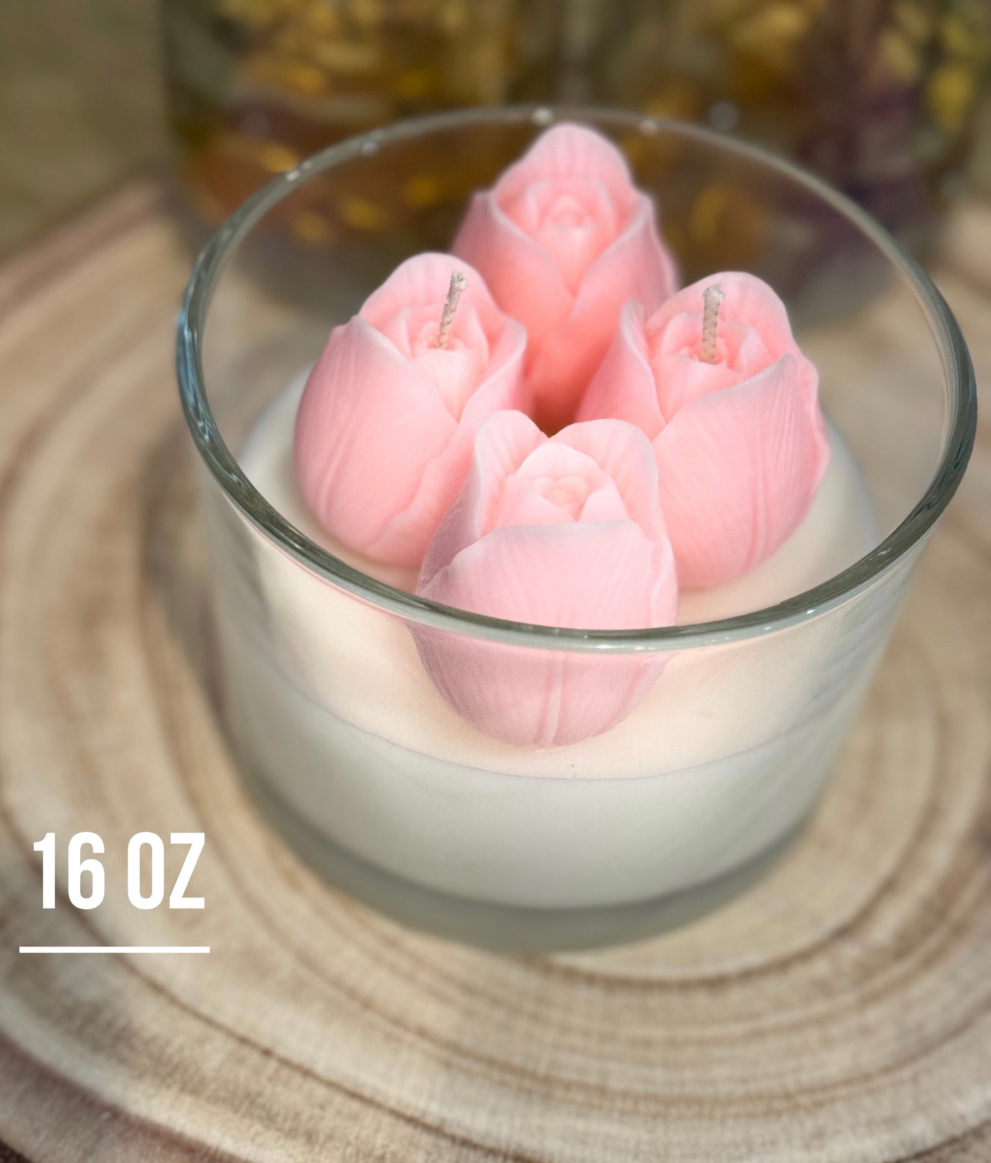 Blooming Tulip Candle