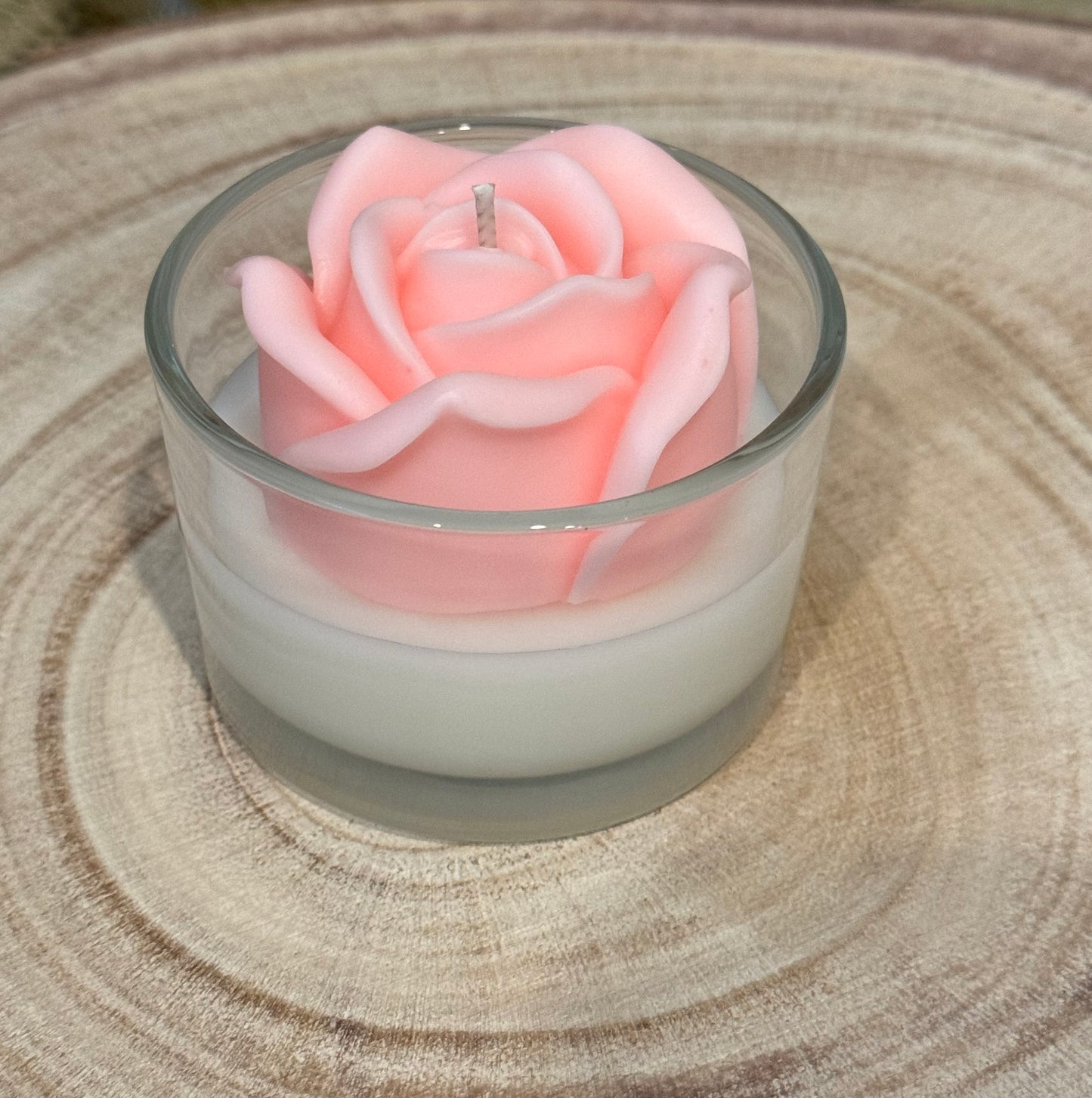 Mini Blooming Rose Candle