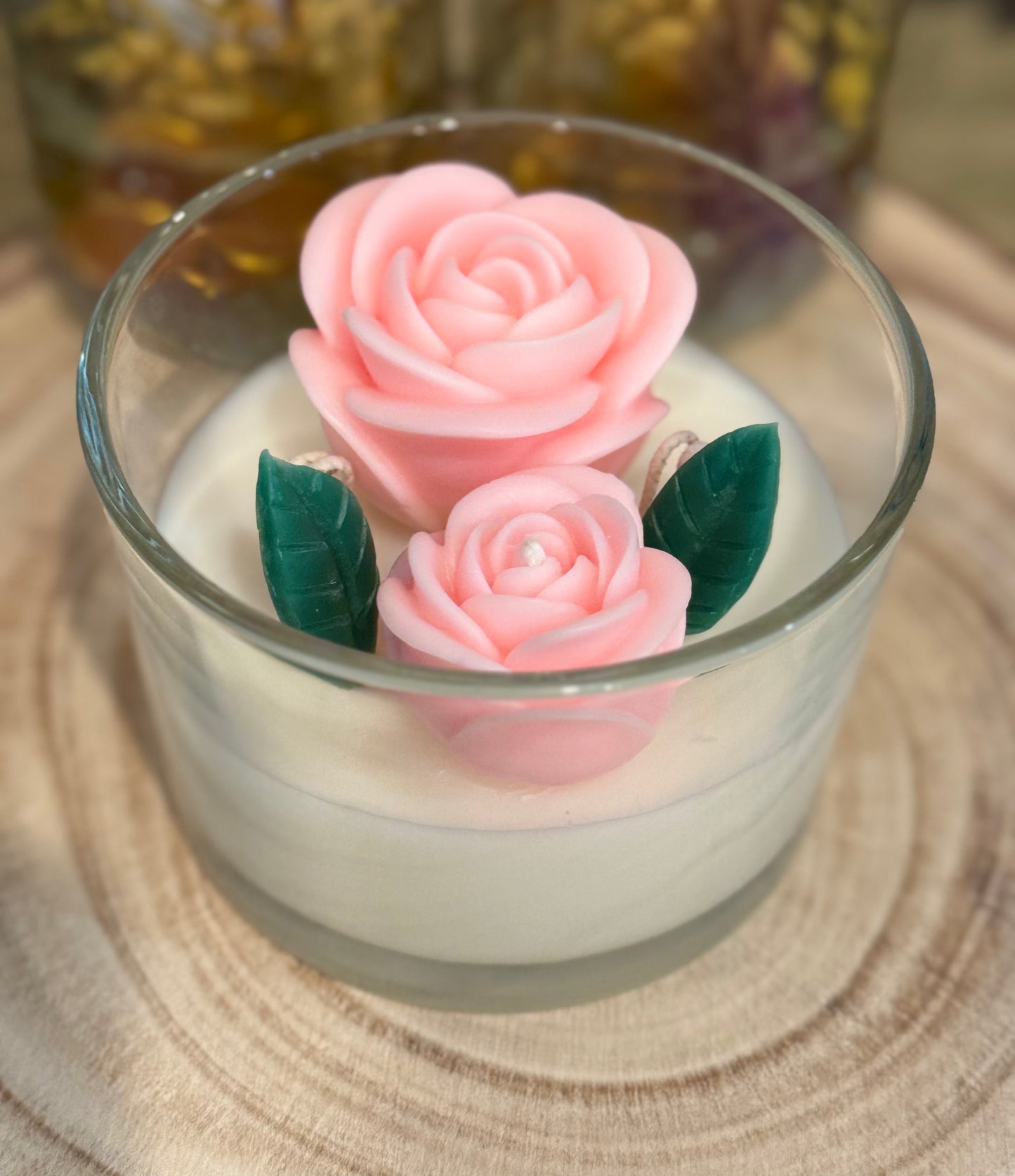 Blooming Rose Candle