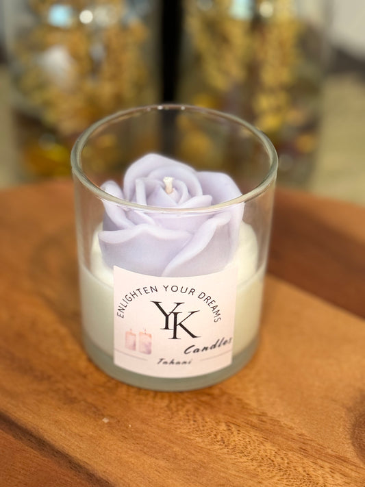 Lavender Rose Candles