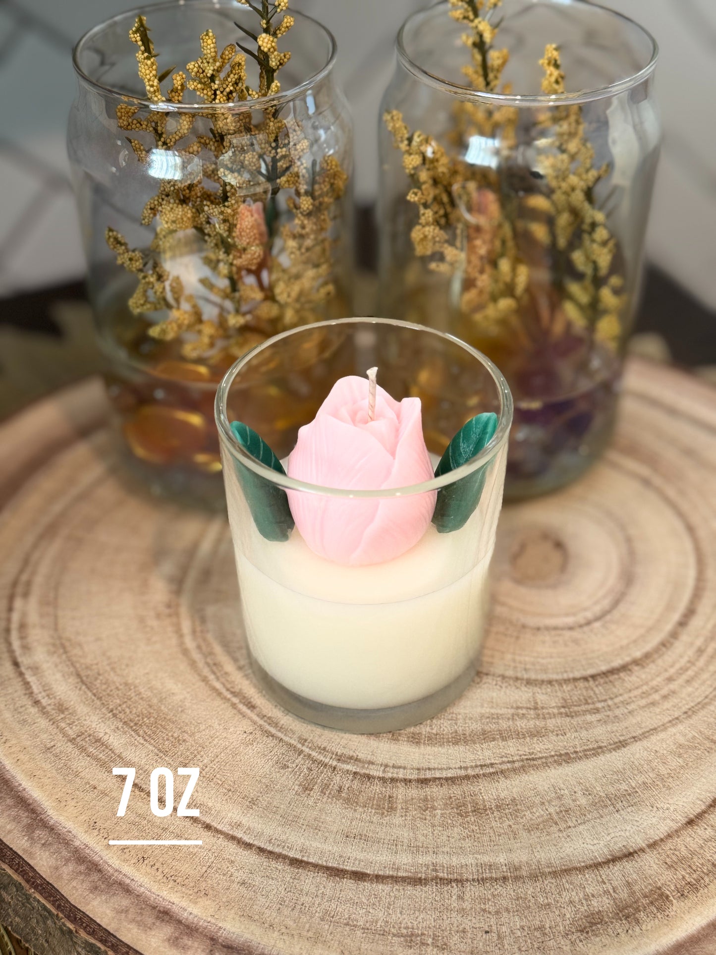 Blooming Tulip Candle