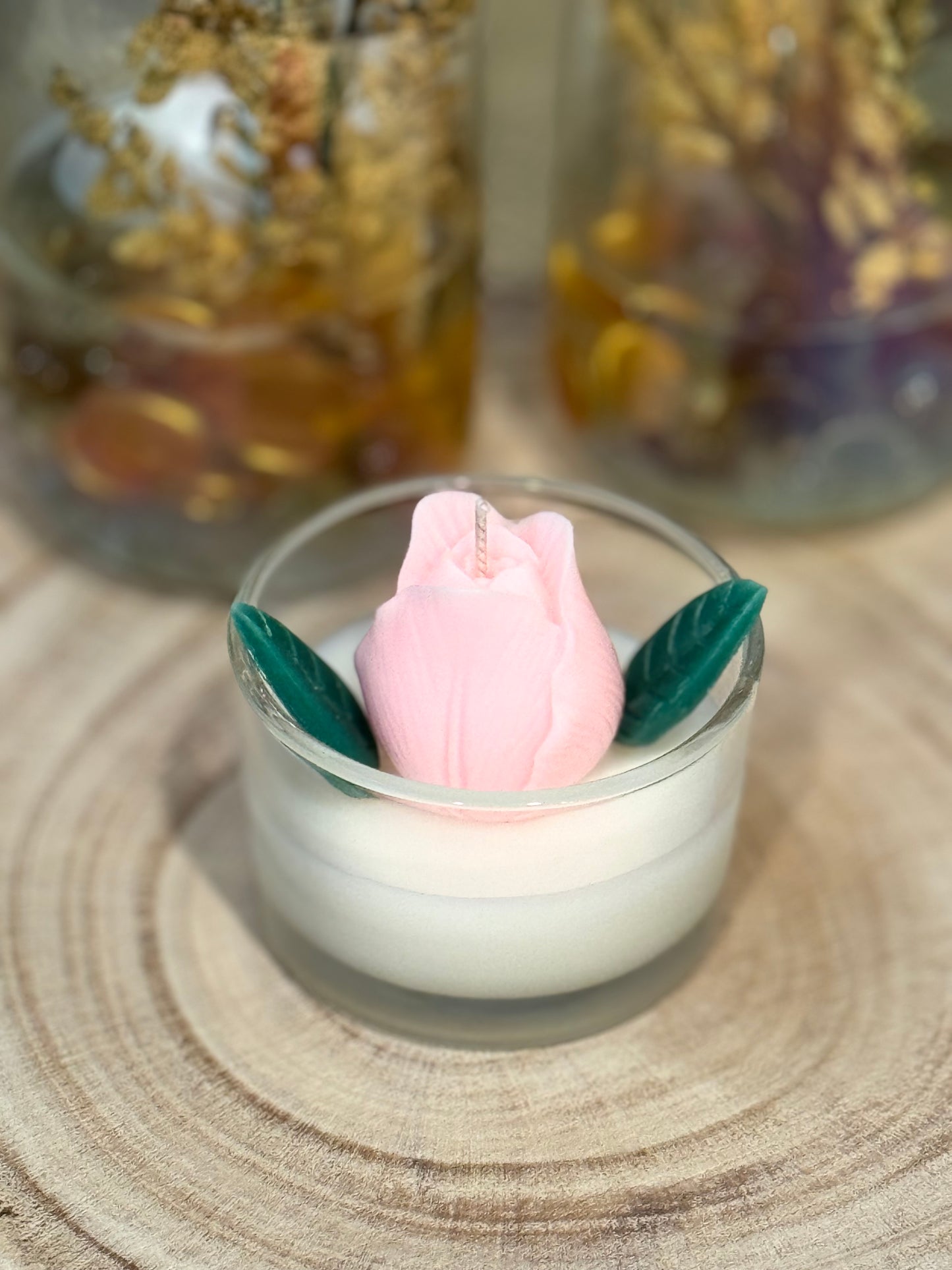 Mini Blooming Tulip Candle